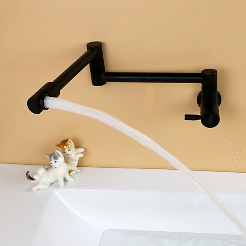 Adjustable Kitchen faucet - Single Handle One Hole Electroplated Pot Filler Wall Mounted Contemporary Kitchen Water Taps
Adjustable Kitchen faucet - Single Handle One Hole Electroplated Pot Filler Wall Mounted Contemporary Kitchen Water Taps