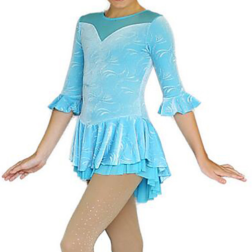 Figure Skating Dress Women's Girls' Ice Skating Dress Sky Blue Spandex High Elasticity Competition Skating Wear Patchwork Half Sleeve Ice Skating Figure Skating / Kids
Figure Skating Dress Women's Girls' Ice Skating Dress Sky Blue Spandex High Elasticity Competition Skating Wear Patchwork Half Sleeve Ice Skating Figure Skating / Kids