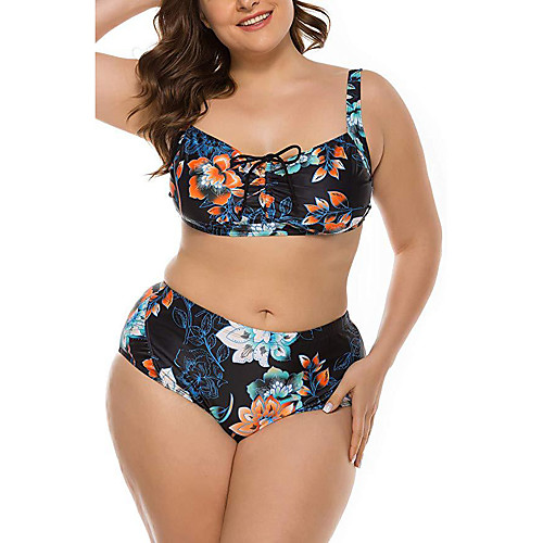 Women's Tankini Swimsuit Bow Print Leopard Black Plus Size Swimwear Halter Bathing Suits
Women's Tankini Swimsuit Bow Print Leopard Black Plus Size Swimwear Halter Bathing Suits
