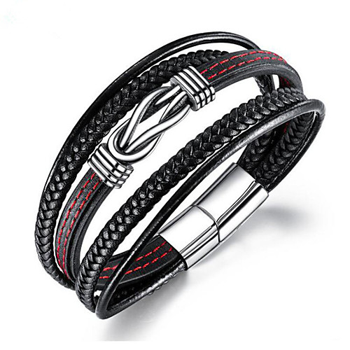 Men's Chain Bracelet Braided Fashion Fashion Leather Bracelet Jewelry Silver For Party Evening Gift Festival / Titanium Steel
Men's Chain Bracelet Braided Fashion Fashion Leather Bracelet Jewelry Silver For Party Evening Gift Festival / Titanium Steel