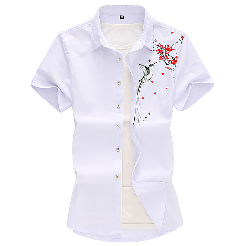 Men's Shirt Floral 3D Short Sleeve Daily Tops Elegant Chinoiserie White Black Light Blue
Men's Shirt Floral 3D Short Sleeve Daily Tops Elegant Chinoiserie White Black Light Blue