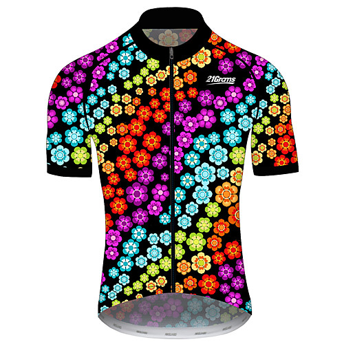 21Grams Men's Women's Short Sleeve Cycling Jersey Black / Red Floral Botanical Bike Jersey Top Mountain Bike MTB Road Bike Cycling UV Resistant Breathable Quick Dry Sports Clothing Apparel / Stretchy
21Grams Men's Women's Short Sleeve Cycling Jersey Black / Red Floral Botanical Bike Jersey Top Mountain Bike MTB Road Bike Cycling UV Resistant Breathable Quick Dry Sports Clothing Apparel / Stretchy