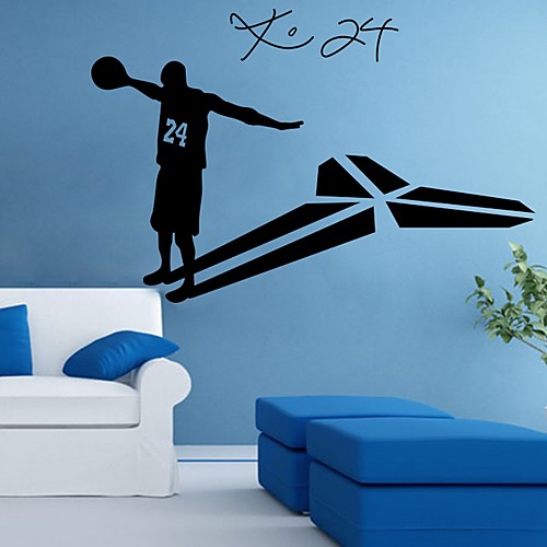 Kobe Shapes Wall Stickers Plane Wall Stickers Decorative Wall Stickers, PVC Home Decoration Wall Decal Wall Decoration 1pc
Kobe Shapes Wall Stickers Plane Wall Stickers Decorative Wall Stickers, PVC Home Decoration Wall Decal Wall Decoration 1pc