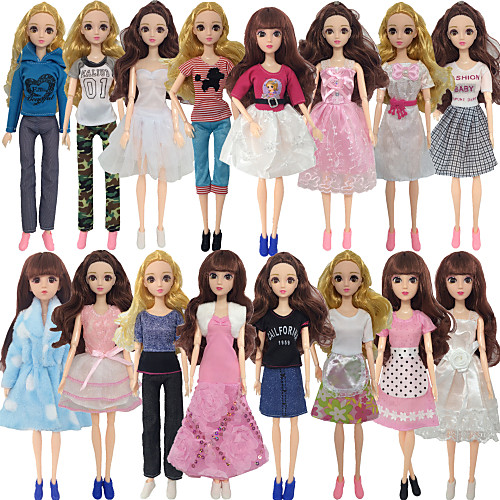 Doll accessories Doll Clothes Doll Dress Clothing Tulle Lace Fabrics Simple Creative Kawaii For 11.5 Inch Doll Handmade Toy for Girl's Birthday Gifts Doll Not Included
Doll accessories Doll Clothes Doll Dress Clothing Tulle Lace Fabrics Simple Creative Kawaii For 11.5 Inch Doll Handmade Toy for Girl's Birthday Gifts Doll Not Included