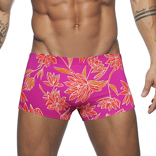 Men's Beach Bottom Bottoms Swimsuit Lace up Print Floral Tropical Fuchsia Gray Swimwear Bathing Suits
Men's Beach Bottom Bottoms Swimsuit Lace up Print Floral Tropical Fuchsia Gray Swimwear Bathing Suits