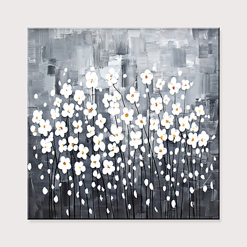 Oil Painting Hand Painted Square Abstract Floral / Botanical Modern Rolled Canvas (No Frame)
Oil Painting Hand Painted Square Abstract Floral / Botanical Modern Rolled Canvas (No Frame)
