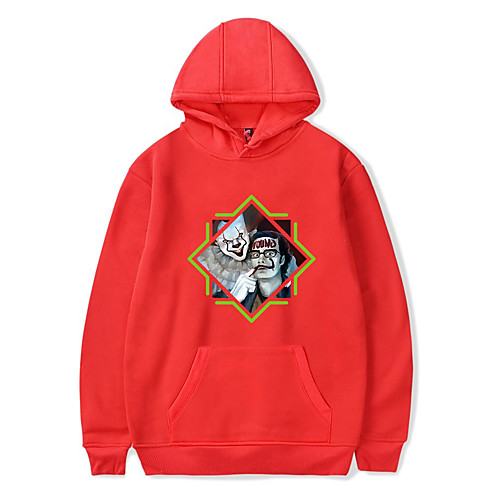 Inspired by Joker Pennywise Cosplay Costume Hoodie Polyster Print Hoodie For Men's / Women's
Inspired by Joker Pennywise Cosplay Costume Hoodie Polyster Print Hoodie For Men's / Women's