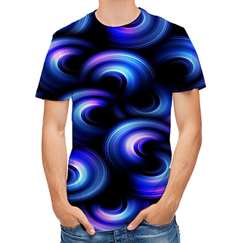 Men's Geometric Graphic Print T-shirt Daily Round Neck Royal Blue / Short Sleeve
Men's Geometric Graphic Print T-shirt Daily Round Neck Royal Blue / Short Sleeve