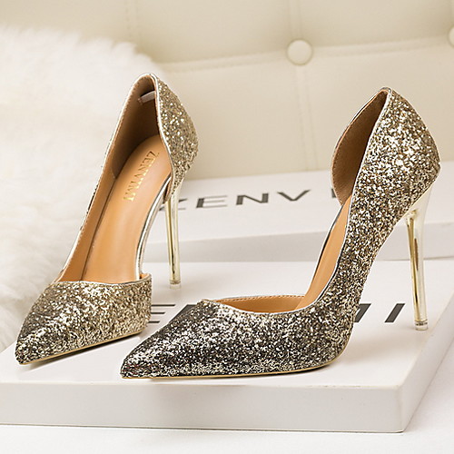 Women's Heels Crystal Sandals Stiletto Heel Pointed Toe PU Spring & Summer Almond / Gold / Silver / Daily / 3-4
Women's Heels Crystal Sandals Stiletto Heel Pointed Toe PU Spring & Summer Almond / Gold / Silver / Daily / 3-4