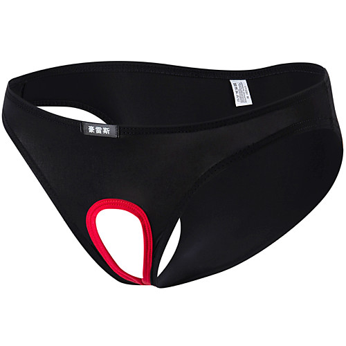 Men's Cut Out Briefs Underwear - Normal Low Waist Black Light Blue White M L XL
Men's Cut Out Briefs Underwear - Normal Low Waist Black Light Blue White M L XL