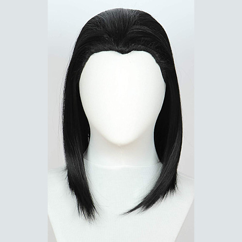 Cosplay Costume Wig Synthetic Wig kinky Straight Halloween Asymmetrical Wig Medium Length Natural Black Synthetic Hair 18 inch Women's Black
Cosplay Costume Wig Synthetic Wig kinky Straight Halloween Asymmetrical Wig Medium Length Natural Black Synthetic Hair 18 inch Women's Black