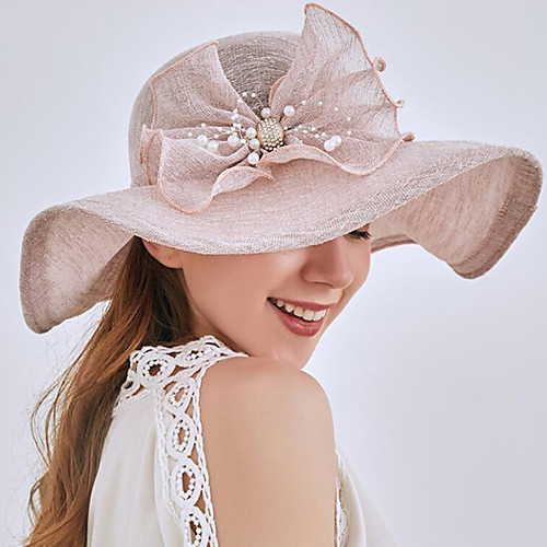 Vintage Style Fashion Tulle / Imitation Pearl / Organza Hats / Headwear with Bowknot / Imitation Pearl / Pearls 1 Piece Wedding / Outdoor Headpiece
Vintage Style Fashion Tulle / Imitation Pearl / Organza Hats / Headwear with Bowknot / Imitation Pearl / Pearls 1 Piece Wedding / Outdoor Headpiece