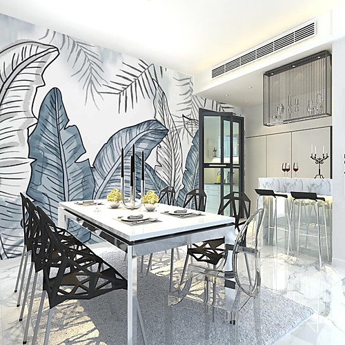 Custom Self-adhesive Mural Wallpaper Blue Gray Leaves Suitable For Bedroom Living Room Coffee Shop Restaurant Hotel Wall Decoration Art Room Wallcovering
Custom Self-adhesive Mural Wallpaper Blue Gray Leaves Suitable For Bedroom Living Room Coffee Shop Restaurant Hotel Wall Decoration Art Room Wallcovering