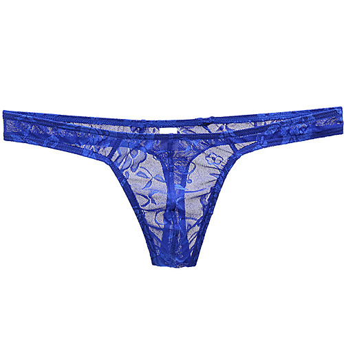 Men's 1 Piece Lace G-string Underwear - Normal Low Waist Black Blue Purple M L XL
Men's 1 Piece Lace G-string Underwear - Normal Low Waist Black Blue Purple M L XL