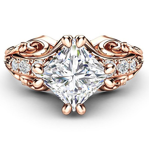 Women's Ring Belle Ring AAA Cubic Zirconia 1pc Rose Gold Copper Rose Gold Plated Irregular Statement Luxury Party Evening Gift Jewelry Hollow Out Wearable
Women's Ring Belle Ring AAA Cubic Zirconia 1pc Rose Gold Copper Rose Gold Plated Irregular Statement Luxury Party Evening Gift Jewelry Hollow Out Wearable