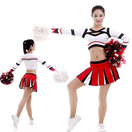 Cheerleader Costume Uniform Women's Girls' Kids Skirt Spandex High Elasticity Handmade Long Sleeve Competition Dance Rhythmic Gymnastics Gymnastics White
Cheerleader Costume Uniform Women's Girls' Kids Skirt Spandex High Elasticity Handmade Long Sleeve Competition Dance Rhythmic Gymnastics Gymnastics White