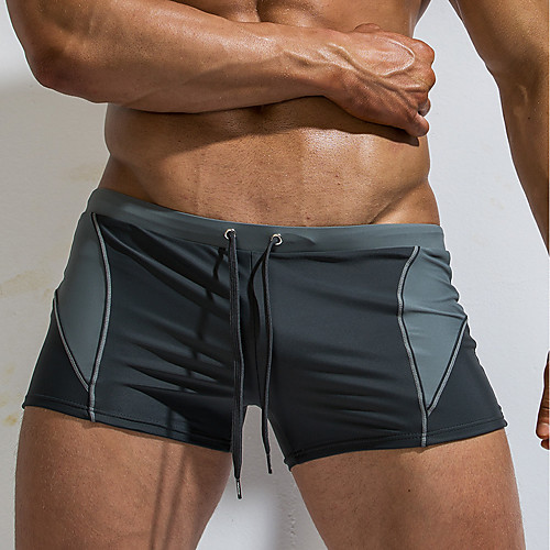 Men's Sporty Basic Boy Leg Swim Trunk Bottoms Bikini Bottoms Swimwear Swimsuit - Color Block Lace up M L XL Light Blue Red Green Royal Blue Gray
Men's Sporty Basic Boy Leg Swim Trunk Bottoms Bikini Bottoms Swimwear Swimsuit - Color Block Lace up M L XL Light Blue Red Green Royal Blue Gray