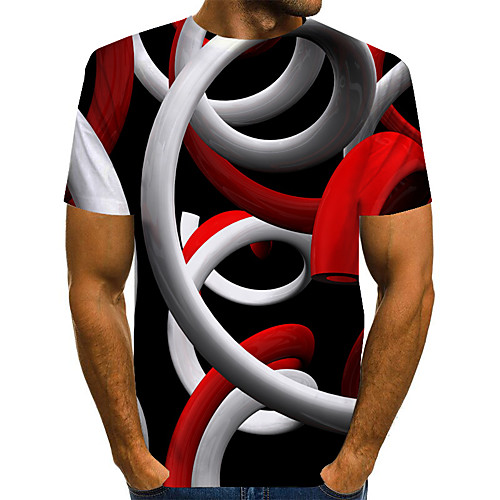 Men's Plus Size 3D Graphic T-shirt Basic Daily Round Neck Red / Short Sleeve
Men's Plus Size 3D Graphic T-shirt Basic Daily Round Neck Red / Short Sleeve