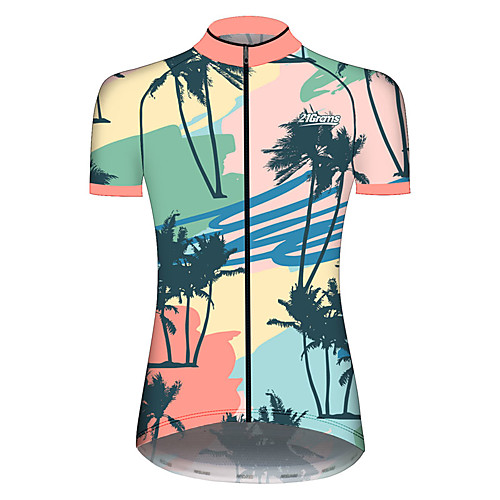 21Grams Women's Short Sleeve Cycling Jersey Spandex Green / Yellow Floral Botanical Coconut Tree Bike Jersey Top Mountain Bike MTB Road Bike Cycling UV Resistant Quick Dry Breathable Sports Clothing
21Grams Women's Short Sleeve Cycling Jersey Spandex Green / Yellow Floral Botanical Coconut Tree Bike Jersey Top Mountain Bike MTB Road Bike Cycling UV Resistant Quick Dry Breathable Sports Clothing