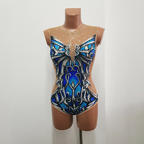 21Grams Rhythmic Gymnastics Leotards Artistic Gymnastics Leotards Women's Girls' Leotard Blue Spandex High Elasticity Breathable Handmade Jeweled Diamond Look Sleeveless Training Dance Rhythmic
21Grams Rhythmic Gymnastics Leotards Artistic Gymnastics Leotards Women's Girls' Leotard Blue Spandex High Elasticity Breathable Handmade Jeweled Diamond Look Sleeveless Training Dance Rhythmic