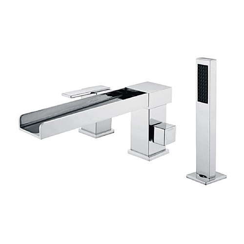 Bathtub Faucet -3 Holes Waterfall Bathtub Mixer Tap Chrome Bathroom Shower Faucet
Bathtub Faucet -3 Holes Waterfall Bathtub Mixer Tap Chrome Bathroom Shower Faucet