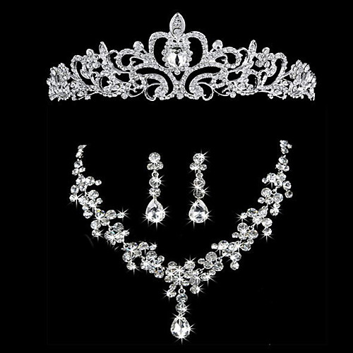 Women's Bridal Jewelry Sets Hollow Out Heart Baroque Earrings Jewelry Silver For Party Wedding 1 set
Women's Bridal Jewelry Sets Hollow Out Heart Baroque Earrings Jewelry Silver For Party Wedding 1 set