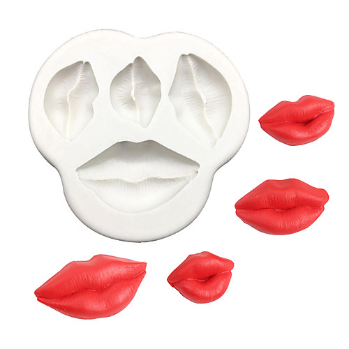 Fondant cake decoration silicone mold Valentine's Day red lips chocolate mold baking utensils
Fondant cake decoration silicone mold Valentine's Day red lips chocolate mold baking utensils