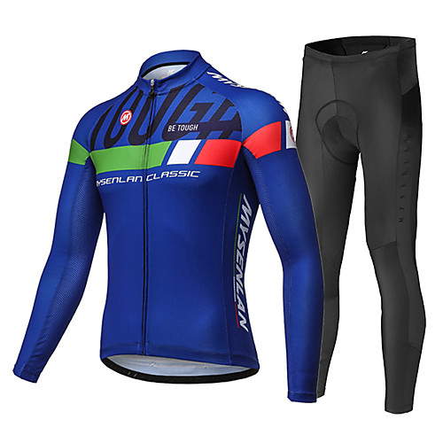 Mysenlan Men's Long Sleeve Cycling Jersey with Tights Red Blue Solid Color Bike Clothing Suit Breathable 3D Pad Quick Dry Sports Polyester Spandex Solid Color Mountain Bike MTB Road Bike Cycling
Mysenlan Men's Long Sleeve Cycling Jersey with Tights Red Blue Solid Color Bike Clothing Suit Breathable 3D Pad Quick Dry Sports Polyester Spandex Solid Color Mountain Bike MTB Road Bike Cycling