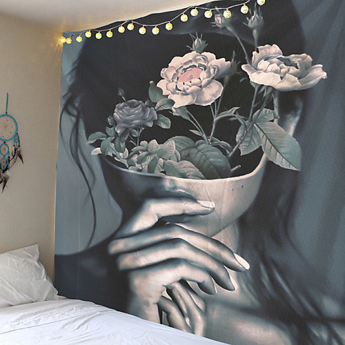 Pop Art Floral Women Tapestry Fashion Flower Plant Lady Polyester Rectangular Living Room Bedroom Home Decor Background Decoration Wall Hanging Tapestries
Pop Art Floral Women Tapestry Fashion Flower Plant Lady Polyester Rectangular Living Room Bedroom Home Decor Background Decoration Wall Hanging Tapestries