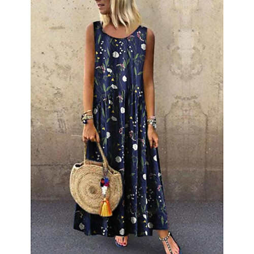 Women's Shift Dress Maxi long Dress Blue Yellow Green Sleeveless Floral U Neck Hot S M L XL XXL 3XL 4XL 5XL
Women's Shift Dress Maxi long Dress Blue Yellow Green Sleeveless Floral U Neck Hot S M L XL XXL 3XL 4XL 5XL
