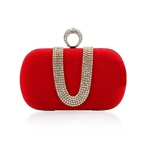 Women's Crystals / Chain Polyester Evening Bag Solid Color Black / Fuchsia / Royal Blue
Women's Crystals / Chain Polyester Evening Bag Solid Color Black / Fuchsia / Royal Blue