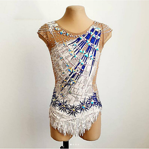 21Grams Rhythmic Gymnastics Leotards Artistic Gymnastics Leotards Women's Girls' Leotard Ivory Spandex High Elasticity Breathable Handmade Jeweled Diamond Look Sleeveless Training Dance Rhythmic
21Grams Rhythmic Gymnastics Leotards Artistic Gymnastics Leotards Women's Girls' Leotard Ivory Spandex High Elasticity Breathable Handmade Jeweled Diamond Look Sleeveless Training Dance Rhythmic
