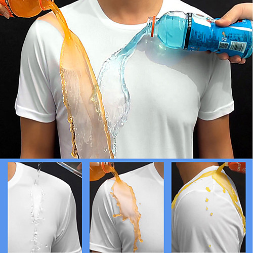 Men's Hiking Tee shirt Short Sleeve Tee Tshirt Outdoor Waterproof Breathable Quick Dry Sweat-Wicking Autumn / Fall Spring POLY Solid Color White Black Exercise & Fitness Running Beach
Men's Hiking Tee shirt Short Sleeve Tee Tshirt Outdoor Waterproof Breathable Quick Dry Sweat-Wicking Autumn / Fall Spring POLY Solid Color White Black Exercise & Fitness Running Beach