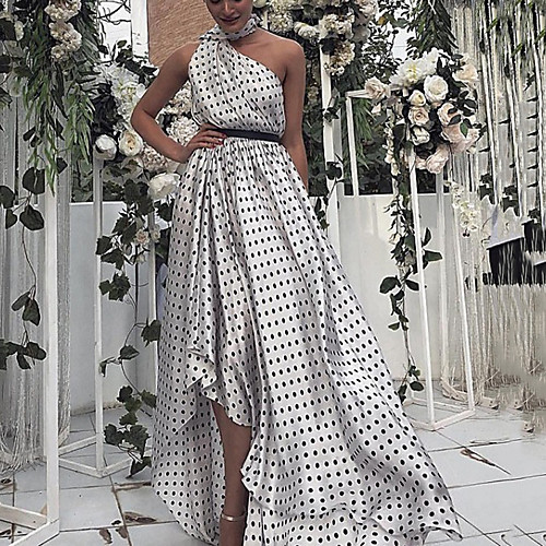 Women's Maxi Sheath Dress - Sleeveless Polka Dot Spring & Summer Halter Neck Holiday Vacation White S M L XL
Women's Maxi Sheath Dress - Sleeveless Polka Dot Spring & Summer Halter Neck Holiday Vacation White S M L XL