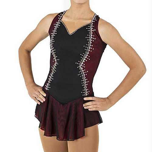 Figure Skating Dress Women's Girls' Ice Skating Dress Black Spandex High Elasticity Competition Skating Wear Patchwork Crystal / Rhinestone Sleeveless Ice Skating Figure Skating / Kids
Figure Skating Dress Women's Girls' Ice Skating Dress Black Spandex High Elasticity Competition Skating Wear Patchwork Crystal / Rhinestone Sleeveless Ice Skating Figure Skating / Kids
