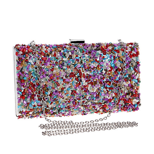 Women's Bags Acrylic Polyester Evening Bag Chain Color Block Party Wedding Event / Party Evening Bag Wedding Bags Handbags Rainbow
Women's Bags Acrylic Polyester Evening Bag Chain Color Block Party Wedding Event / Party Evening Bag Wedding Bags Handbags Rainbow