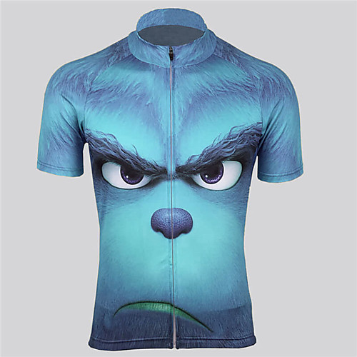 Men's Daily Spring & Summer Regular Jacket, Geometric Stand Short Sleeve Polyester Blue
Men's Daily Spring & Summer Regular Jacket, Geometric Stand Short Sleeve Polyester Blue