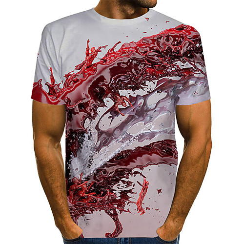 Men's Plus Size 3D Graphic Print T-shirt Basic Boho Daily Going out Round Neck Gray / Short Sleeve
Men's Plus Size 3D Graphic Print T-shirt Basic Boho Daily Going out Round Neck Gray / Short Sleeve