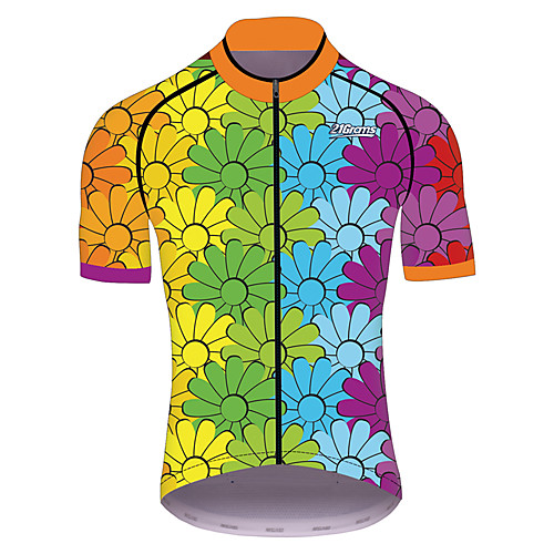 21Grams Men's Women's Short Sleeve Cycling Jersey BlueGreen Gradient Bike Jersey Top Mountain Bike MTB Road Bike Cycling UV Resistant Breathable Quick Dry Sports Clothing Apparel / Stretchy
21Grams Men's Women's Short Sleeve Cycling Jersey BlueGreen Gradient Bike Jersey Top Mountain Bike MTB Road Bike Cycling UV Resistant Breathable Quick Dry Sports Clothing Apparel / Stretchy