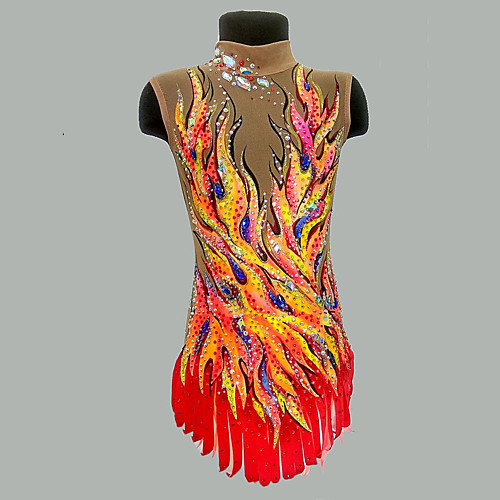 21Grams Rhythmic Gymnastics Leotards Artistic Gymnastics Leotards Women's Girls' Leotard Red Spandex High Elasticity Breathable Handmade Jeweled Diamond Look Sleeveless Training Dance Rhythmic
21Grams Rhythmic Gymnastics Leotards Artistic Gymnastics Leotards Women's Girls' Leotard Red Spandex High Elasticity Breathable Handmade Jeweled Diamond Look Sleeveless Training Dance Rhythmic