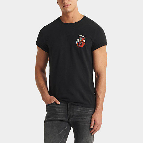 Men's T shirt Rainbow Skull Print Short Sleeve Daily Tops Cotton Business Basic White Black Blue
Men's T shirt Rainbow Skull Print Short Sleeve Daily Tops Cotton Business Basic White Black Blue