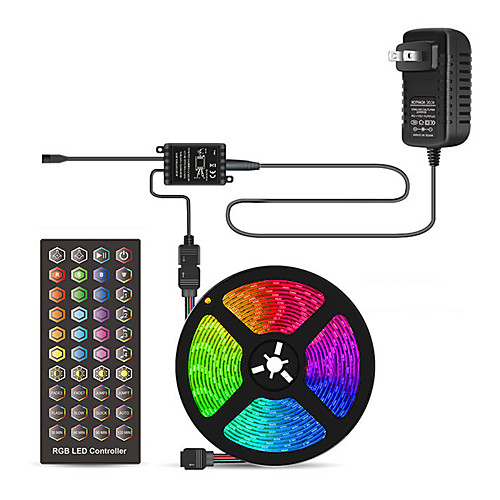 5m Voice Control Flexible LED Strip Lights Light Sets RGB Tiktok Lights 150 LEDs SMD5050 10mm 1 X 40 Key Controller 1 X 12V 3A Power Supply 1 set Multi Color Waterproof Cuttable Party 12 V
5m Voice Control Flexible LED Strip Lights Light Sets RGB Tiktok Lights 150 LEDs SMD5050 10mm 1 X 40 Key Controller 1 X 12V 3A Power Supply 1 set Multi Color Waterproof Cuttable Party 12 V
