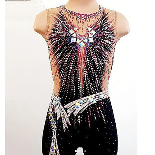 21Grams Rhythmic Gymnastics Leotards Artistic Gymnastics Leotards Women's Girls' Leotard Black Spandex High Elasticity Breathable Handmade Jeweled Diamond Look Sleeveless Training Dance Rhythmic
21Grams Rhythmic Gymnastics Leotards Artistic Gymnastics Leotards Women's Girls' Leotard Black Spandex High Elasticity Breathable Handmade Jeweled Diamond Look Sleeveless Training Dance Rhythmic