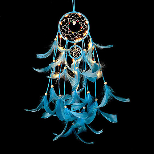 Boho Dream Catcher Handmade Gift Wall Hanging Decor Art Ornament Craft Feather Blue Bead 2 Circle 1150cm for Kids Bedroom Wedding Festival
Boho Dream Catcher Handmade Gift Wall Hanging Decor Art Ornament Craft Feather Blue Bead 2 Circle 1150cm for Kids Bedroom Wedding Festival