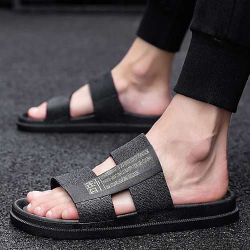 Men's Rubber Spring & Summer Classic Slippers & Flip-Flops Walking Shoes Breathable Black / White / Beige
Men's Rubber Spring & Summer Classic Slippers & Flip-Flops Walking Shoes Breathable Black / White / Beige