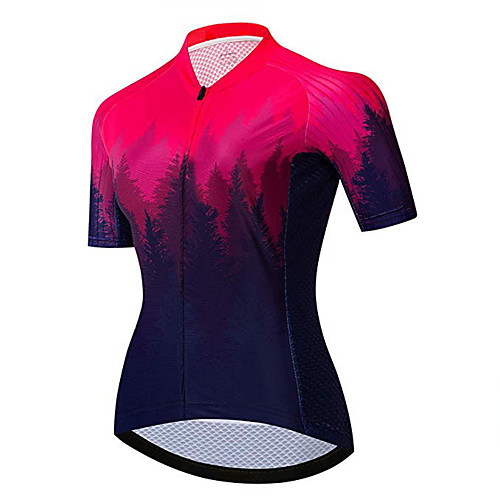 21Grams Women's Short Sleeve Cycling Jersey Black / Red Gradient Bike Jersey Top Mountain Bike MTB Road Bike Cycling UV Resistant Breathable Quick Dry Sports Clothing Apparel / Stretchy / Race Fit
21Grams Women's Short Sleeve Cycling Jersey Black / Red Gradient Bike Jersey Top Mountain Bike MTB Road Bike Cycling UV Resistant Breathable Quick Dry Sports Clothing Apparel / Stretchy / Race Fit