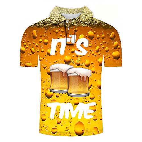 Men's Plus Size 3D Graphic Print Polo Basic Daily Going out Shirt Collar Orange / Short Sleeve
Men's Plus Size 3D Graphic Print Polo Basic Daily Going out Shirt Collar Orange / Short Sleeve