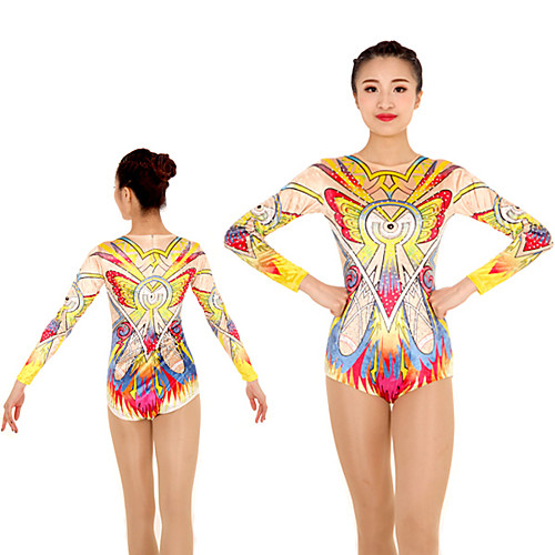 Rhythmic Gymnastics Leotards Artistic Gymnastics Leotards Women's Girls' Leotard Yellow Spandex High Elasticity Handmade Jeweled Diamond Look Long Sleeve Competition Dance Rhythmic Gymnastics
Rhythmic Gymnastics Leotards Artistic Gymnastics Leotards Women's Girls' Leotard Yellow Spandex High Elasticity Handmade Jeweled Diamond Look Long Sleeve Competition Dance Rhythmic Gymnastics