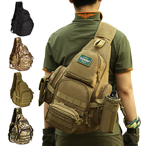 30 L Hiking Sling Backpack Military Tactical Backpack Rain Waterproof Quick Dry Wear Resistance High Capacity Outdoor Hunting Hiking Cycling / Bike Nylon Army Green Camouflage Brown
30 L Hiking Sling Backpack Military Tactical Backpack Rain Waterproof Quick Dry Wear Resistance High Capacity Outdoor Hunting Hiking Cycling / Bike Nylon Army Green Camouflage Brown