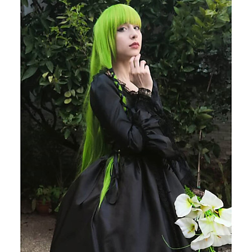 Duchess Gothic Vintage Victorian Medieval 18th Century Dress Party Costume Masquerade Prom Dress Women's Lace Costume Black / Burgundy Vintage Cosplay Party Prom Long Sleeve Floor Length Ball Gown
Duchess Gothic Vintage Victorian Medieval 18th Century Dress Party Costume Masquerade Prom Dress Women's Lace Costume Black / Burgundy Vintage Cosplay Party Prom Long Sleeve Floor Length Ball Gown